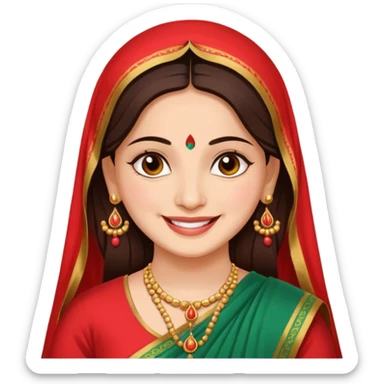 Daya bhabhi from Tmkoc serelak saying e maa mata jiiiii!!!! sticker