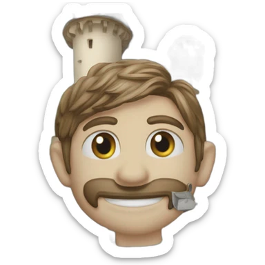 J’arrive au  chateau sticker