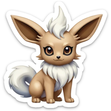 Epic Shiny Cool Cute Kawaii Eevee-Absol-Zorua-Pokemon Full Body sticker
