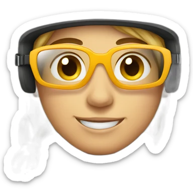 ski instructor sticker