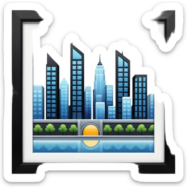 Downtown aesthetic  sticker