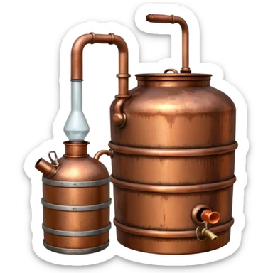 moonshine still sticker