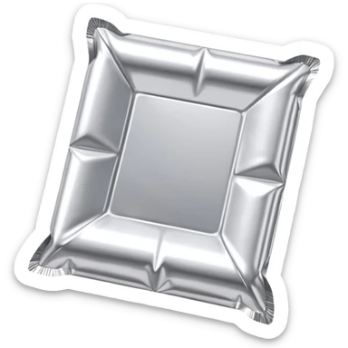 𝔹𝕝𝕒𝕟𝕜 𝕤𝕝𝕚𝕘𝕙𝕥𝕝𝕪 𝕔𝕣𝕚𝕟𝕜𝕝𝕖𝕕 𝕤𝕞𝕒𝕝𝕝 𝕡𝕚𝕖𝕔𝕖 𝕠𝕗 𝕣𝕖𝕔𝕥𝕒𝕟𝕘𝕦𝕒𝕣 𝕒𝕝𝕝𝕦𝕞𝕚𝕟𝕦𝕞 𝕗𝕠𝕚𝕝 𝕗𝕠𝕝𝕕𝕖𝕕 𝕕𝕠𝕨𝕟 𝕥𝕙𝕖 𝕞𝕚𝕕𝕕𝕝𝕖  sticker