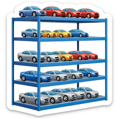 Automotive parts warehouse sticker