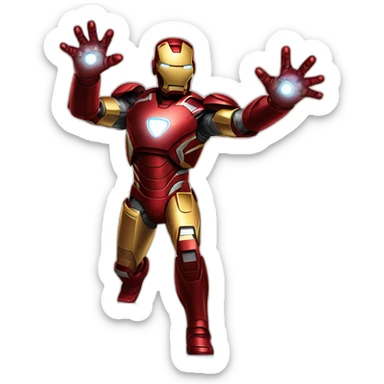 iron man qui danse la macarena sticker