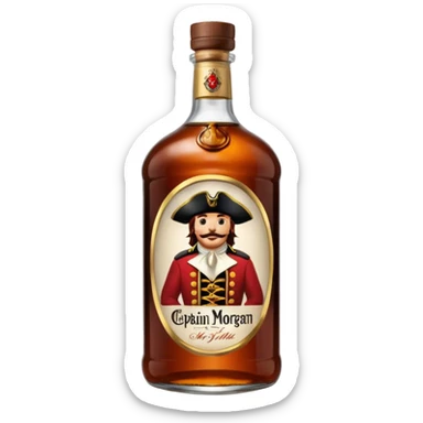 Bouteille de Captain Morgan, 1 l sticker