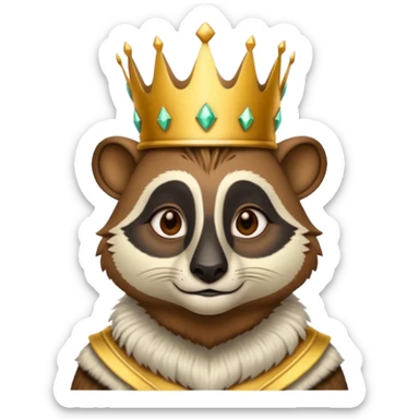 King Julian from Madagascar sticker
