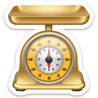 The internet  on a weighing scale sticker