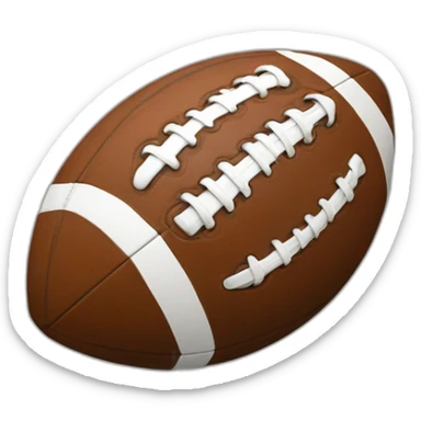 spiking a football sticker