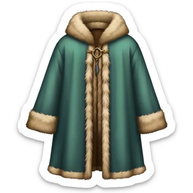 Old Frey Medieval fur coat sticker