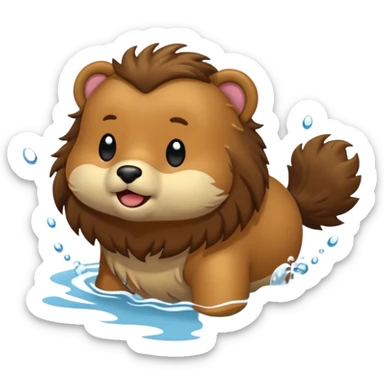 Haz un ornitorrinco sticker