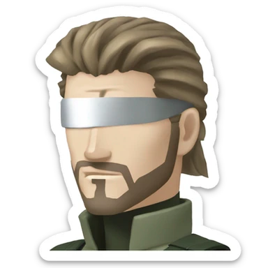 Solid snake, metal gear solid sticker