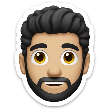 Zayn Malik with black hair and beard with lapto sticker