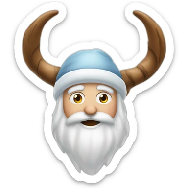 Father Frost hands Sign of the Horns sticker