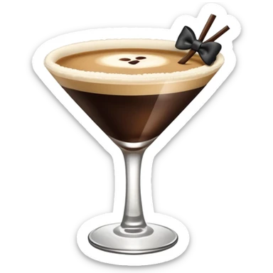 espresso martini Black Bow sticker