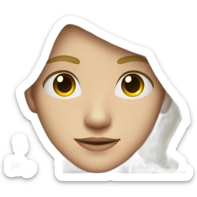 Blonde teen boy with medium short hair,having heart shaped eyes looking to the camera sticker