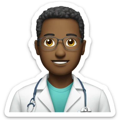 AI meets healthcare sticker