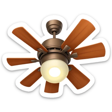 Celling fan sticker
