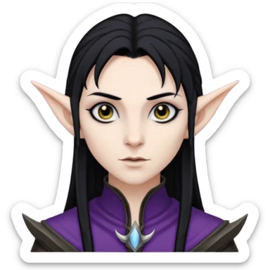 dark elf sticker