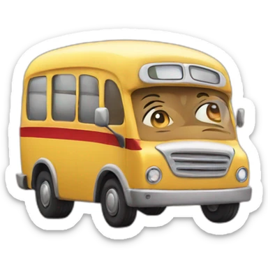 Baby bus sticker