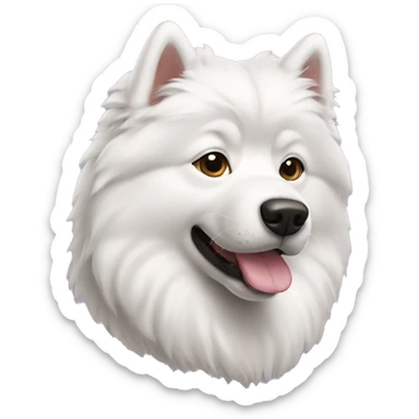 samoyed dog sticker
