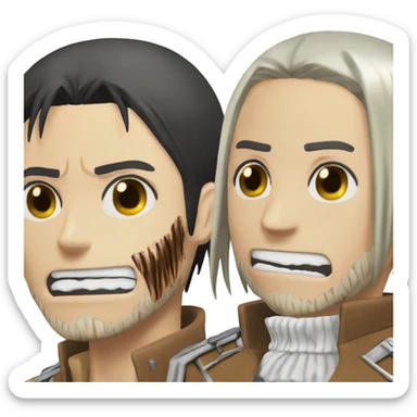 Attack on titan eren  sticker