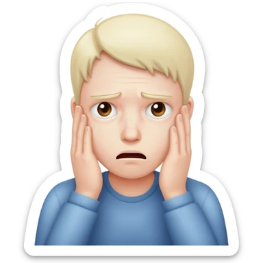 Ma tête quand je vais faire beaucoup d’examen et que je sais rien sticker