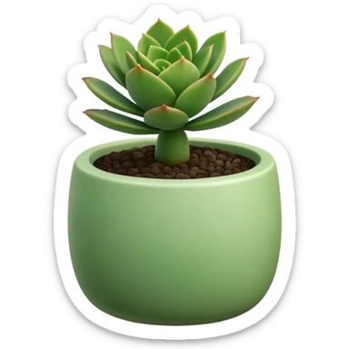 Desk Succulent Plant sticker