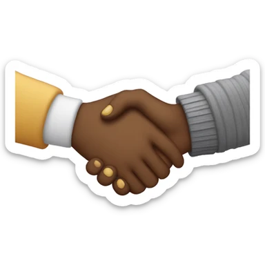 4 friends holding hands sticker