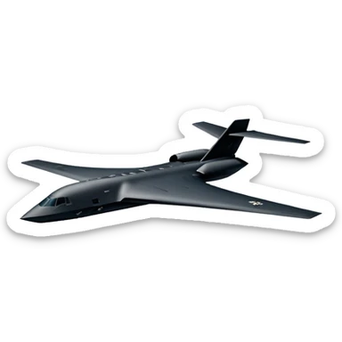 B-2 Spirit bomber - Northrop B-2 (Model Year: 2021) (Iconic colour: Stealth black) sticker