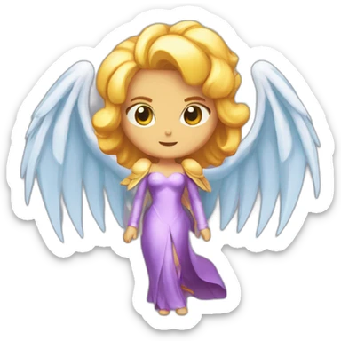 Diable fusionner ange sticker