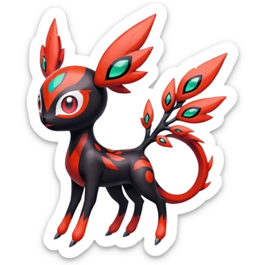 Meloetta-Yveltal-Pokémon-Fakémon-creature sticker