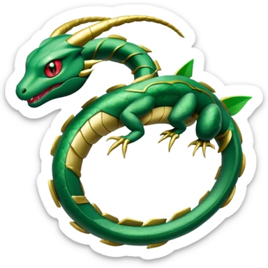Pokemon Rayquaza emoji  sticker