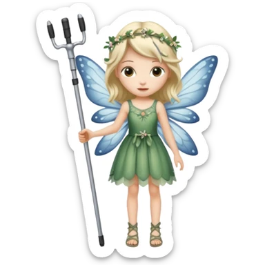Hada con muletas sticker
