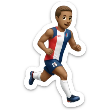 paris st germanin player running white skin sticker