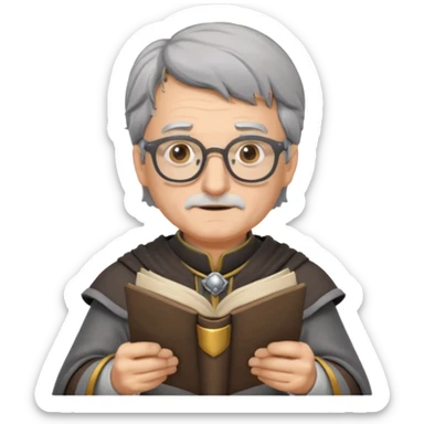 Knights with Glasses: Old knight reading scrolls with spectacles



















 sticker