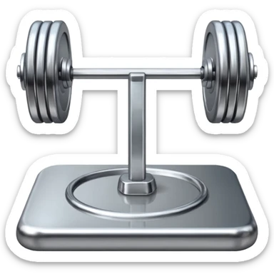 weight gym no human sticker