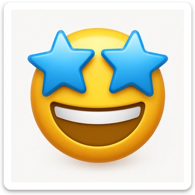 Convert the uploaded image into a 3D Apple-style emoji — preserve the key shapes, colors, and overall composition of the original image. Simplify the forms into clean, rounded cartoon-style elements while keeping the subject recognizable. Apply glossy textures, soft lighting, smooth shading, and render everything in Apple emoji style on a clean white background

 sticker