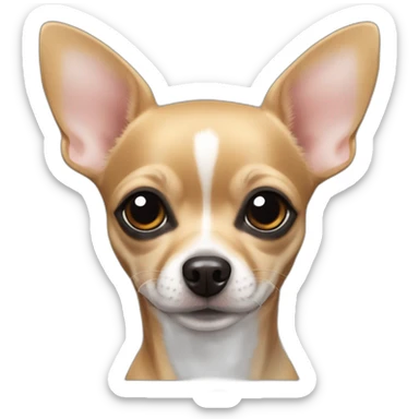 short hair chihuahua dotson mix all black brown eyes sticker