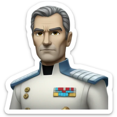 Grand admiral thrawn sticker