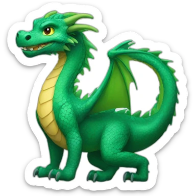 Dragon designer sticker
