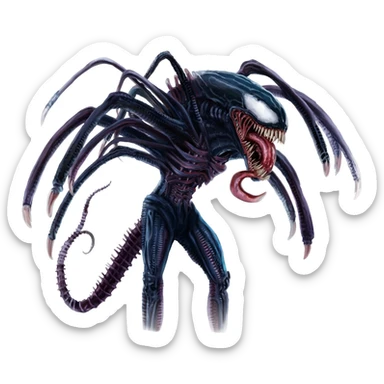  Venom-Xenomorph-hybrid-fantasy-creature sticker