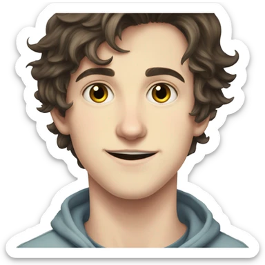 Charlie spring from heartstopper dark hair Alice oseman wiki young guy heartstopper Charlie   sticker