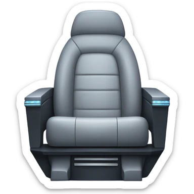 Spaceship’s captain’s seat sticker