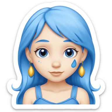 Smurfette sticker