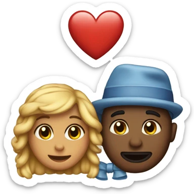 Christmas and Hanukkah in love sticker