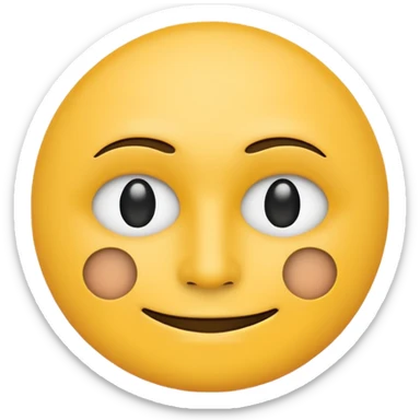 anonymous person, emoji style, blank face, minimalistic, yellow circle head sticker