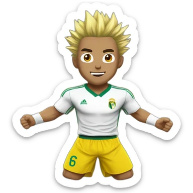 Ronaldo super sayen sticker