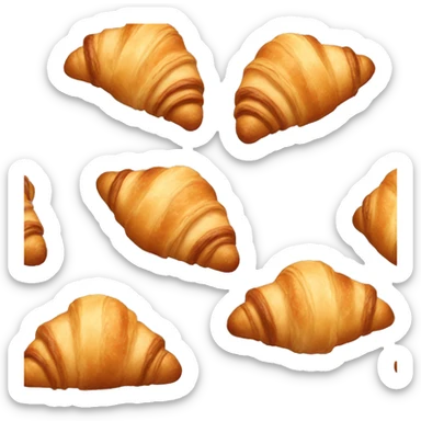 French Canadian croissant  sticker