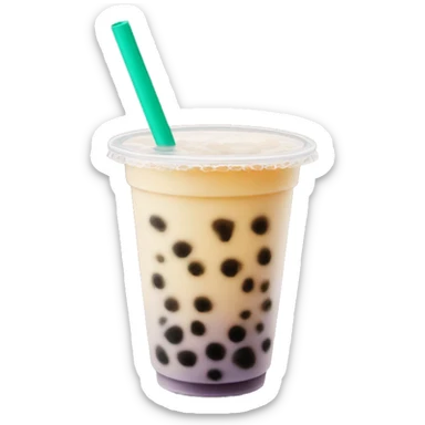 Bubble tea sticker